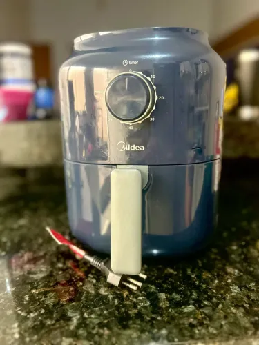 Midea Fritadeira Sem Óleo Minifry 3 Litros Cor Azul