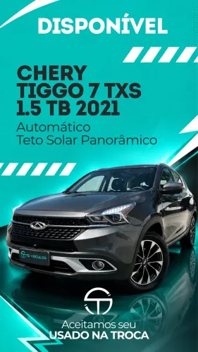 Chery Tiggo 7 TXS 1.5 16V Turbo Flex Aut. 2021