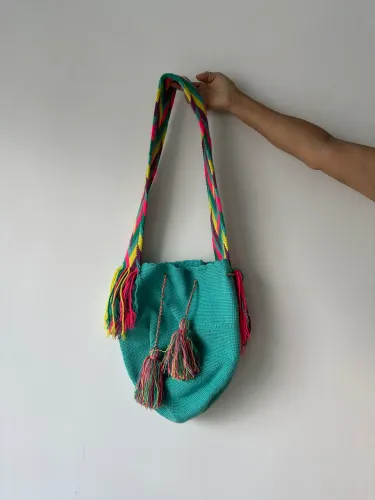 Bolsa crochê colombiana 