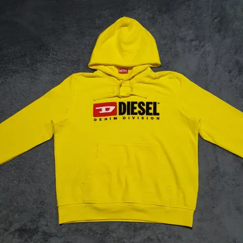 Moletom Diesel S-Ginn-Hood-Div Felpa Amarelo