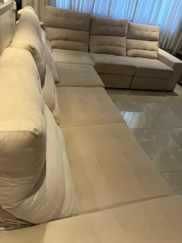 Vendo lindo sofá retrátil 6 peças em perfeito estado de conservação!