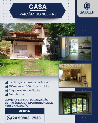 Casa em Paraíba do Sul RJ