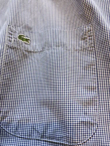 Camisa social original lacoste regular fit tam. 42