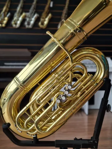 TUBA 5/4 KING C/ 4 PISTOS EM SI BEMOL - ESPETÁCULO DE SOM - CONFIRA!