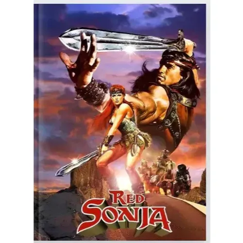 RED SONJA-GUERREIROS DE FOGO-ARNOLD SCHWARZENNEGER-PHOTO ALBUM DO FILME DE 1985