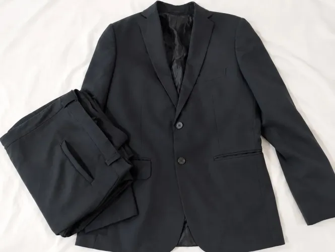 Conjunto blazer e calça preta