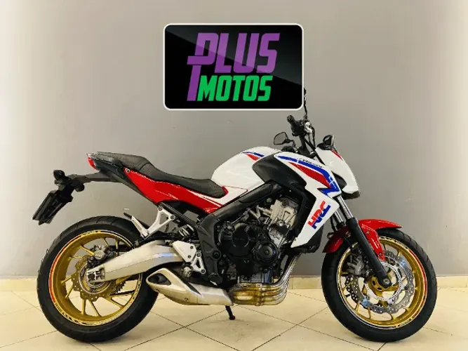 Honda Cb 650 F Abs 2015 Branca Capitao America