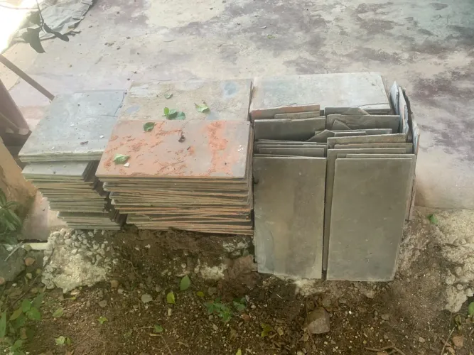 Piso de ardósia 100 reais