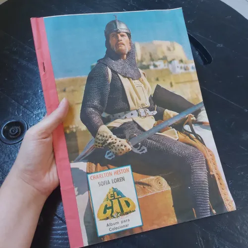 Álbum de figurinhas El Cid 1965 raro original completo