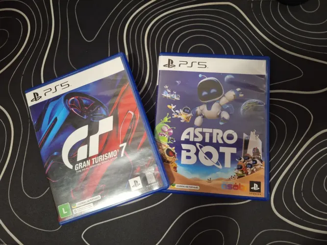 Vendo jogos de ps5 mídia física ( Gran turismo 7 ?, Astro bot ? )