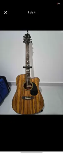 Violão Giannini eletroacustico corda de aço