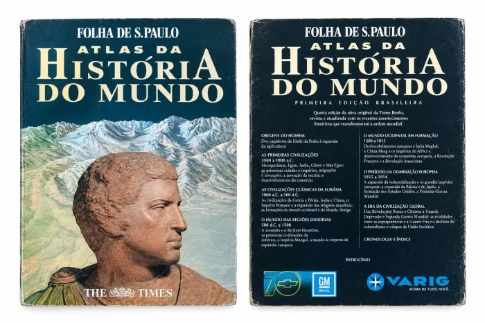 Folha de São Paulo Atlas da História do Mundo 1 edição brasileira