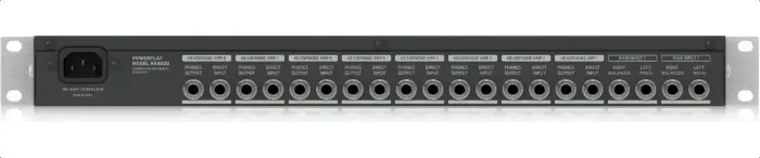 Amplificador de fone de ouvido Behringer Ha8000 V2 de 8 canais