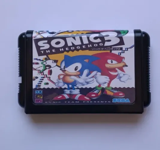 Jogo Sonic The Hedgehog 3- Mega Drive (japonês)