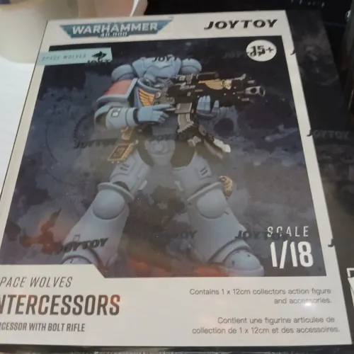 Warhammer Space wolve joytoy 1/18 intercessors. Novo lacrado.
