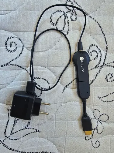 Chromecast Google Original com Fonte - Funcionando Perfeitamente