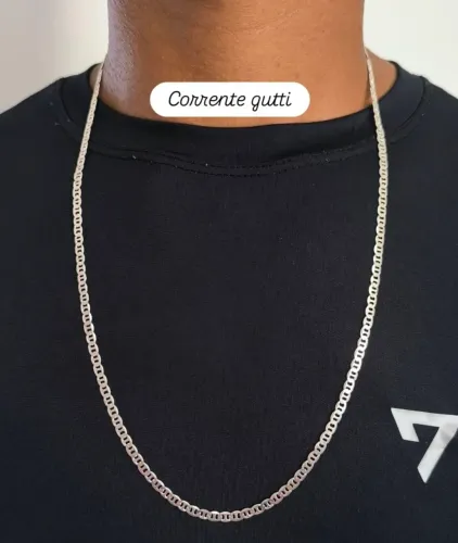 Corrente - Prata 925k - Aceitamos cartões 