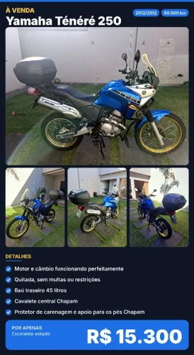 Yamaha Ténéré 250 2012