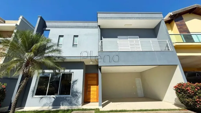 Sobrado à venda e para alugar em Indaiatuba, Jardim Residencial Dona Lucilla, com 4 suítes