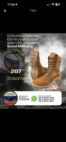 Coturno Defender Coyote