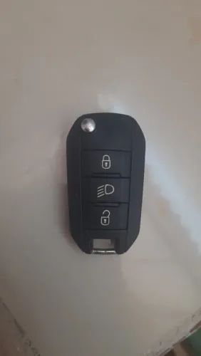 Chave canivete original Peugeot/Citroën completa - 3 Botões