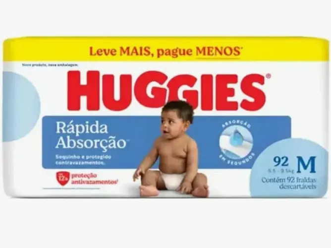 Fralda M huggies