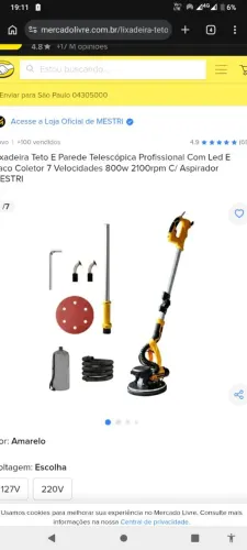lixadeira girafa