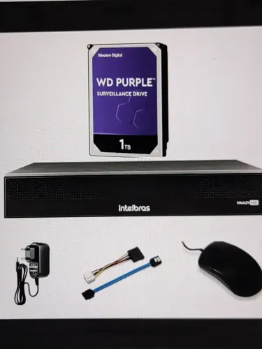 DVR 16 Canais Intelbras 3116C Reconhecimento Facial