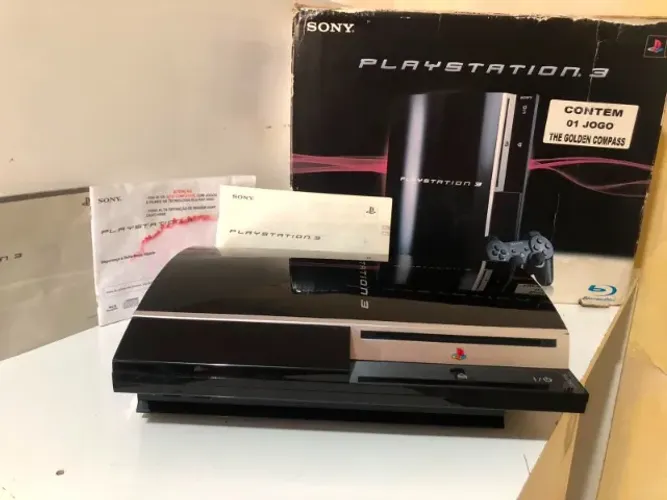 Playstation 3 PS3 Fat Funcionando na caixa (serial batendo) ENVIO OLX PAY