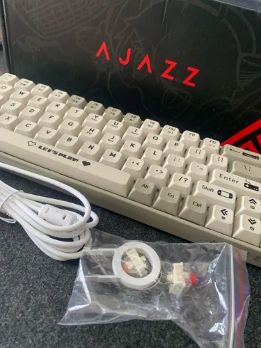 Teclado Mecânico Gamer AJAZZ AK680 65% - Hot Swap NOVO