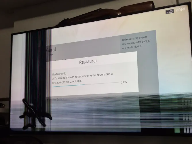 Tv samsung 55 sucata