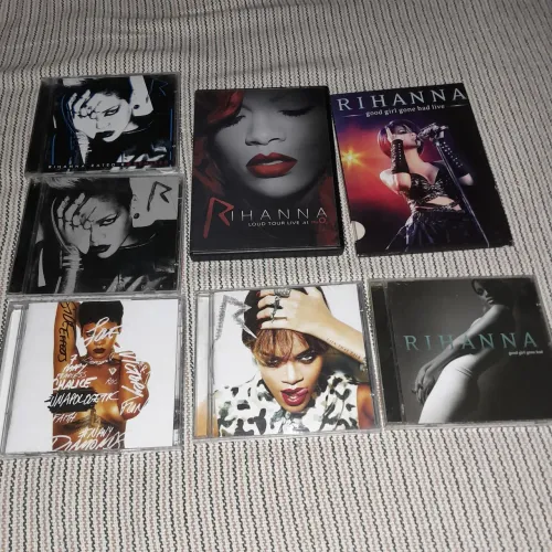 Kit cds e dvds Rihanna