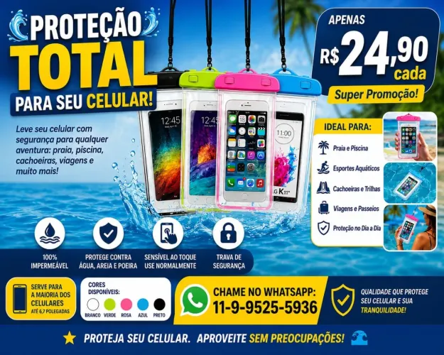 Proteção total para seu celular