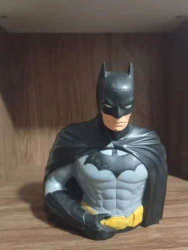 Batman Cofre em Busto com material emborrachado,marca Rosita