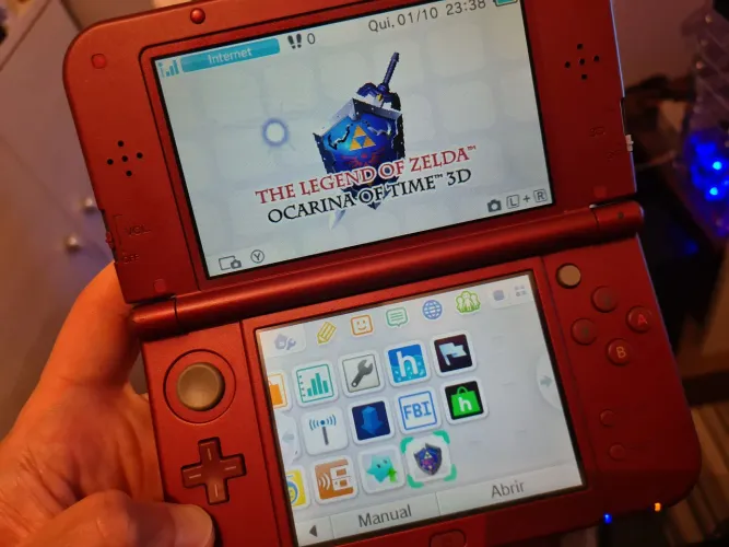 Nintendo New 3DS XL desbloqueado