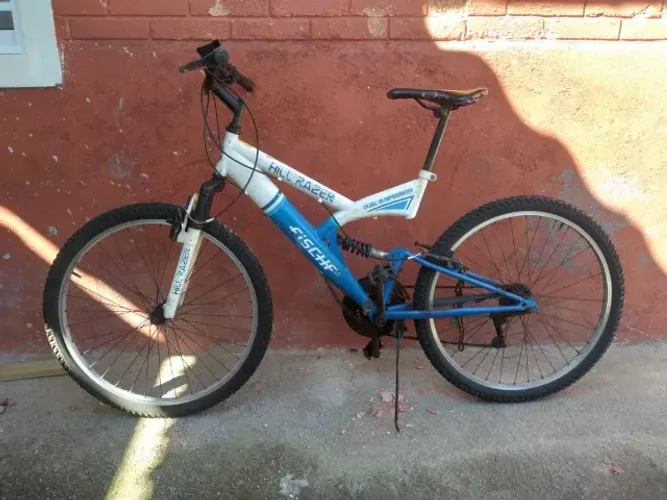 Bicicleta Hitech Racer aro 26 suspensão dupla