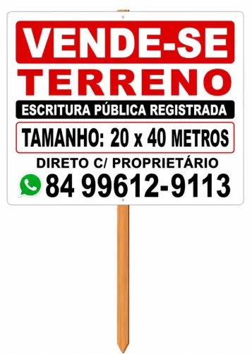 VENDE-SE 2 LOTES | SÃO JOSÉ DE MIPIBU/RN PRÓXIMO A BR 101, PRF E LAGOA DO BONFIM