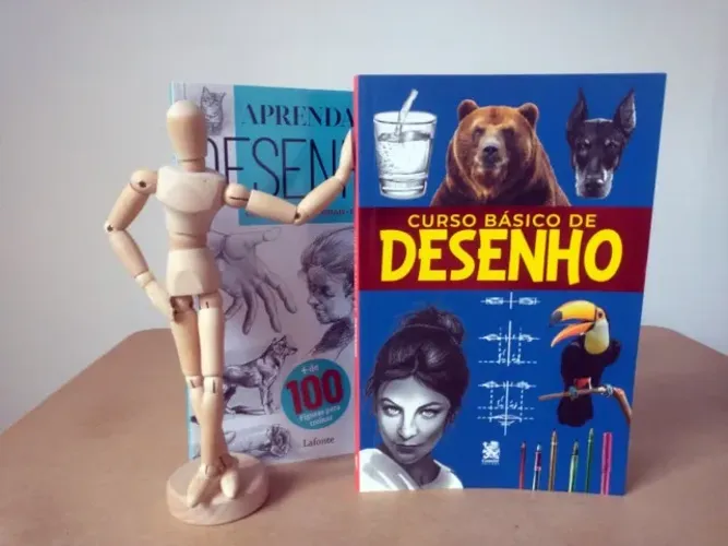 Combo 2 Livros de Desenho + Brinde