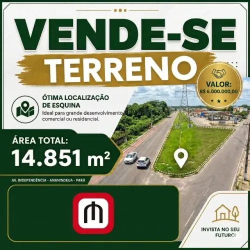 Moura Gestor Imobiliário-Vende um terreno na Av. Independência, 14.851m2