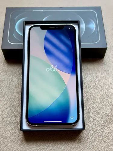 iPhone 12 Pro Prata 128 GB de Memória e 75% de Bateria