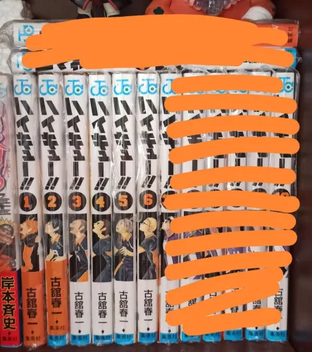 Mangás haikyuu japonês 1 ao 6