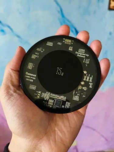 Carregador Sem Fio Baseus Original 15W Wireless Charger Qi USB-C