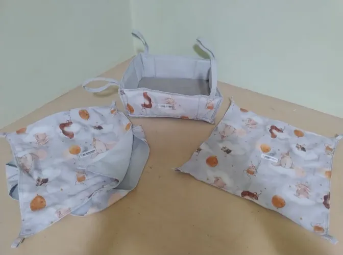 Kit Rede Simples, Rede Dupla e Cesto Suspenso do Balaio do Roedor para Rato Twister