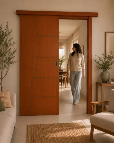 PORTA DE CORRER FRISADA - PROMOÇÃO MES DO CONSUMIDOR