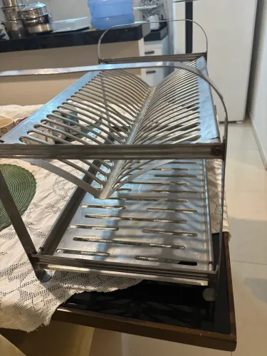 Escorredor de pratos inox Tramontina 