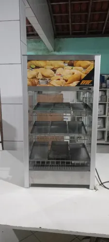 Estufa Para Salgados Vertical 9 Bandejas Tripla A Vapor