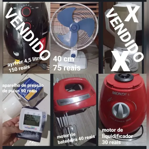 Vendo alguns produtos todos funcionando perfeitamente 