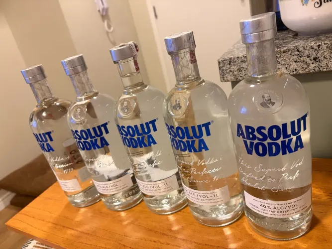 Kit 5 Absolut 1 litro