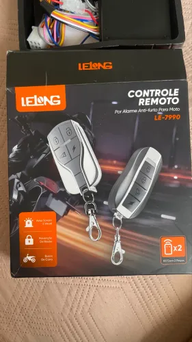 Alarme para Moto com Controle Remoto Novo - Antifurto + Partida Remota