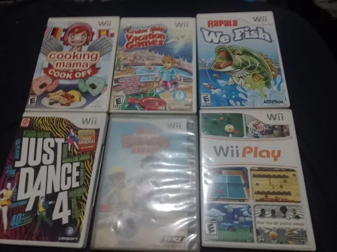Vendo jogos originais de Nintendo Wii todos em bom estado sem nenhum detalhe !!!!